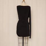 Norma Kamali One Sleeve Dress