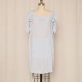 Miu Miu Light Blue Silk Dress