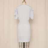Miu Miu Light Blue Silk Dress