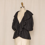 Vintage Black Cocoon Cardigan