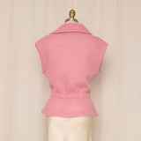 Spiegel Pink Mohair Blend Vest