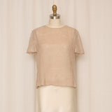 Chloe Open Back Lace Blouse