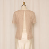 Chloe Open Back Lace Blouse