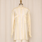 Vintage Escada Silk Striped Blouse