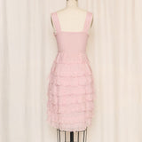Pink Tiered Dress