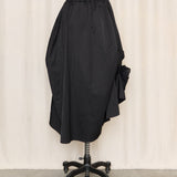 Gracia Black Midi Skirt with Rosettes