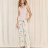 Kenzo Floral Embroidered Pants