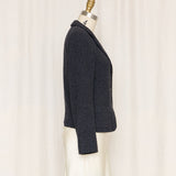 Agnis B Fitted Wool Blend Blazer