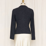 Agnis B Fitted Wool Blend Blazer