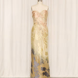 Michael Casey Couture 1990s Silk Gown