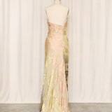Michael Casey Couture 1990s Silk Gown