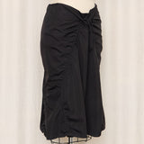 Jil Sander Black Drawstring Flared Skirt