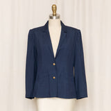 Chanel Creations 1970's Navy Blazer