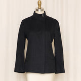 Patrizia Pepe Grey Wool Blend Jacket
