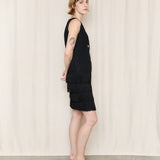 Lee Jordan Black Dress with Fringe
