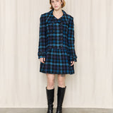 Burberry Drop Waist Wool Coat
