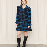 Burberry Drop Waist Wool Coat