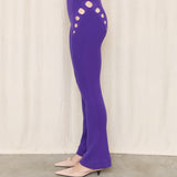 Jean Paul Gaultier Purple Knit Pants