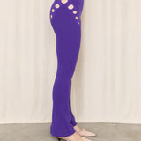 Jean Paul Gaultier Purple Knit Pants