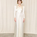 1930s Ivory Wedding Dress