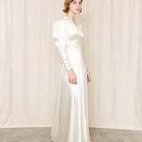 1930s Ivory Wedding Dress