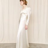 1930s Ivory Wedding Dress