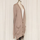 Margiela Brown Cardigan With Elbow Patches