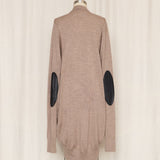 Margiela Brown Cardigan With Elbow Patches