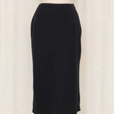 Dries Van Noten Black Wool Pencil Skirt