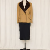 Gianni Versace Wool Mustard Blazer