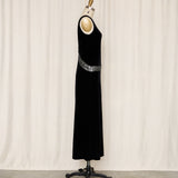 Robby Bee Velvet Low Back Dress