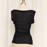 MaxMara Mesh Black Top