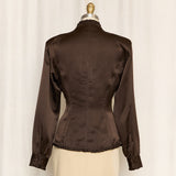 SportMax Brown Silk Jacket