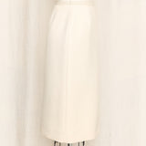 Dolce & Gabbana Wool Cream Skirt Suit