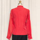 Anschy Breucha Munchen Red Blouse