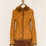 Caractère Shearling Orange Jacket