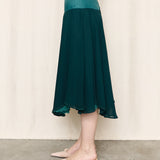 Y's Green Midi Skirt