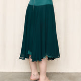 Y's Green Midi Skirt