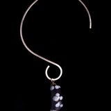 Sterling Silver Asymmetrical Choker with Stone Pendant