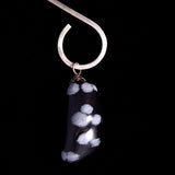 Sterling Silver Asymmetrical Choker with Stone Pendant