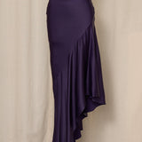 Haider Ackermann Asymmetric Silk Satin Skirt