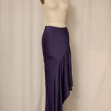Haider Ackermann Asymmetric Silk Satin Skirt