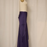 Haider Ackermann Asymmetric Silk Satin Skirt