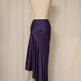 Haider Ackermann Asymmetric Silk Satin Skirt