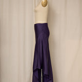 Haider Ackermann Asymmetric Silk Satin Skirt