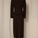 State of Claude Montana Brown Skirt Suite