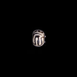 Sterling Silver Patterned Wood Ring