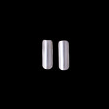 Sterling Silver Rectungular Concave Stud Earrings