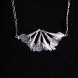Calla Lily Flower Necklace Sterling Silver Mexico
