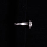 Vintage Sterling Silver Modernist Moonstone Ring